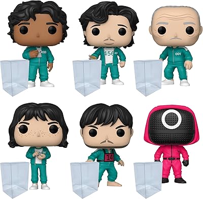 Coffret de jeu funko pop 6 pièces avec pack de protection