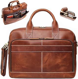 Sac messager en cuir leodox pour homme sac pour ordinateur portable 16 pouces