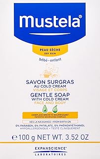 Mustela - savon doux au cold cream visage et corps 100 g