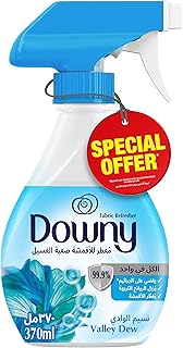 Désodorisant pour tissus downy, valley dew, antibactérien, spray anti-virus, flacon pulvérisateur de 370