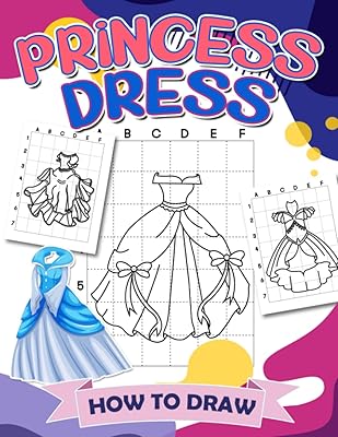 Comment dessiner le contour d'une robe de princesse : livre de dessin d'instructions