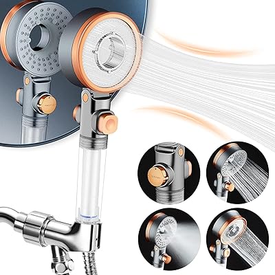 Le pommeau de douche ionique ecom citytm avec filtre à main aide réduire