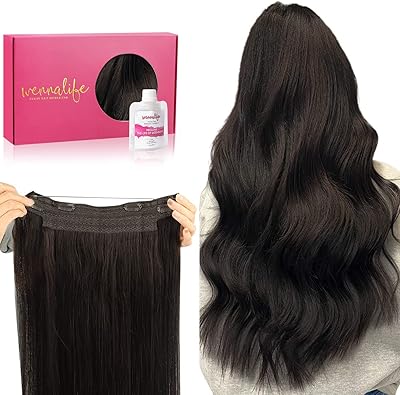 Wennalife (augmentation de 50 % de la durée de vie) vrais cheveux humains 14 pouces 75g brun foncé remy invisible fil transparent extensions de cheveux ligne de poisson extensions de cheveux réels droits. Des produits authentiques à prix réduits sur Diaytar Sénégal