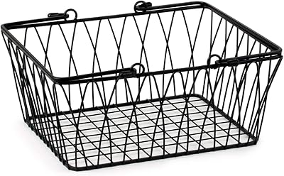 Panier en fil de fer diversifié spectrum pour salle de bain, garde-manger