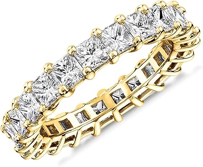 Bavoy bague d'amour en plaqué or 14 carats avec zircone cubique | petites