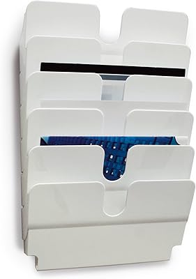 Porte-documents mural durable flexiplus 6 a4 | blanc | porte-documents mural | parfait