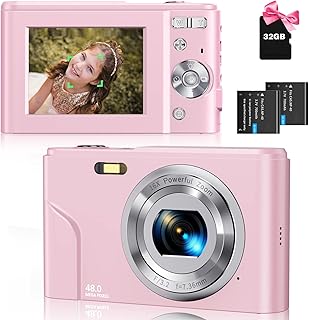 Appareil photo numérique pour enfants avec carte sd de 32 go et mise