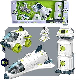 Ensemble de jeu de vaisseau spatial b&k rocket, ensemble de jeu de lumières