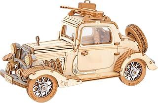 Kit de modèle de voiture rowood, puzzle 3d en bois pour adultes, kit