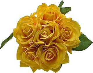 Fleurs artificielles pour plusieurs occasions jaune