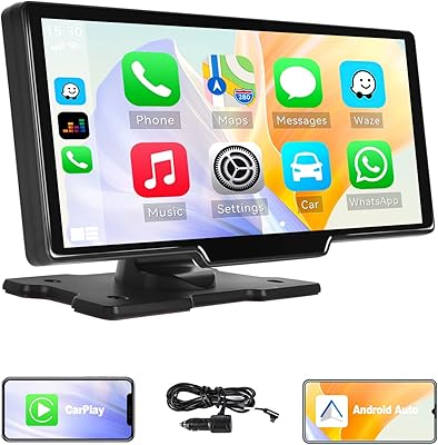 Écran de voiture camecho avec voiture android carplay sans fil pour récepteur multimédia