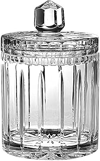 Boîte à bonbons en cristal baryski faite à la main, 7", 1/2" h
