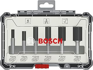 Jeu de 6 fraises à rainurer bosch professional