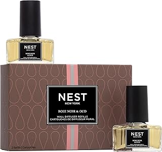 Diffuseur mural nest new york rose noir et oud, lot de 2