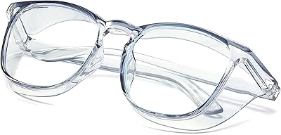Lunettes de sécurité antibuée, lunettes anti-poussière et lumière bleue pour hommes et femmes