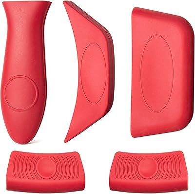 Support de poignée chaude en silicone, gants chauffants, support d'aide amovible, couvercle