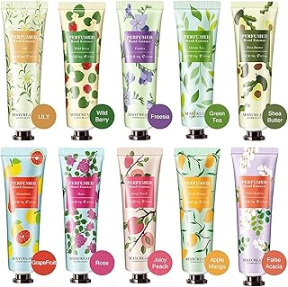 Coffret cadeau 10 pièces de crèmes pour les mains fruitées crème au parfum