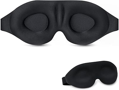 Masque de sommeil 3d masque pour les yeux femmes et hommes bandeau contour
