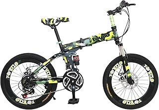 Vélo pour enfants à suspension pliable de 20 pouces de 2u - multi