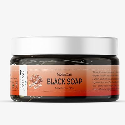 Savon noir marocain (ambre musc)