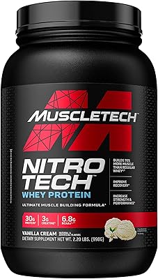 Poudre améliorant les performances muscletech nitro tech, saveur vanille, 2,2 lbs. Découvrez le shopping sans frontières avec Diaytar Sénégal
