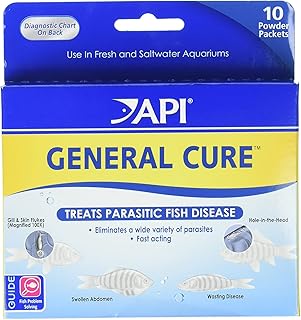 Poudre de traitement général api pour aquariums d'eau douce et d'eau salée