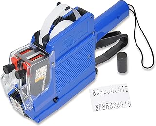 Machine d'impression de prix/date fis à deux lignes, bleue - fspx05bl