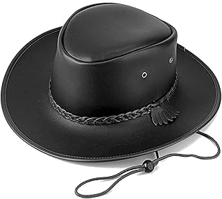 Chapeaux de cowboy pour hommes et femmes, chapeau de pluie à large bord