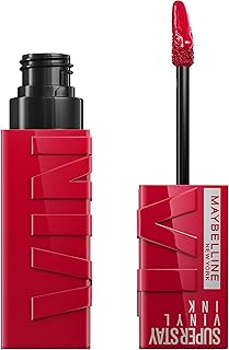 Rouge à lèvres liquide maybelline superstay vinyl ink, longue tenue, non agglomérant, couleur