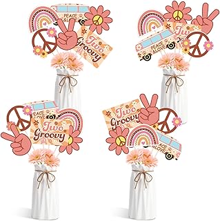 2 pièces couvertures de table de fête groovy décorations de fête d'anniversaire
