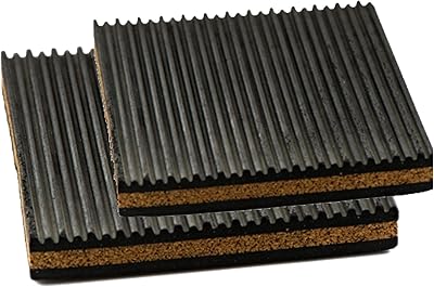 Coussins anti-vibrations royal apex isolation en caoutchouc et liège robuste pour compresseur d'air