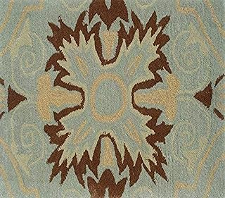 Rug market tapis de sol en peluche beacon hill, bleu sarcelle/brosse/jaune, 16" x 27". Diaytar : Le discount nouvelle génération au Sénégal