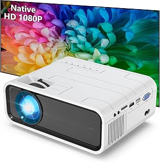 Projecteur home cinema fhd natif 1920 x 1080p projecteur led portable compatible