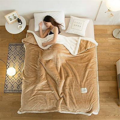 Couverture en laine de cachemire de couleur pure, universelle toutes saisons, couverture