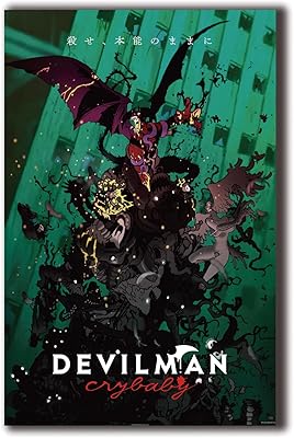 Affiches devilman crybaby 11 x 17 pouces - excellente idée cadeau sans cadre
