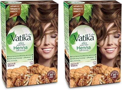 Teinture capillaire au henné vatican naturals acajou | extraits de et de noix
