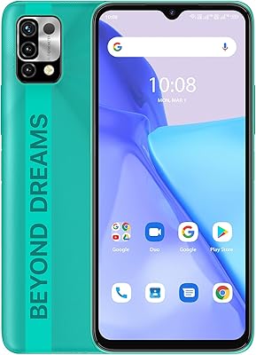 Umidji power 5 débloqué, batterie 6150 mah + smartphone écran hd 6,55", triple