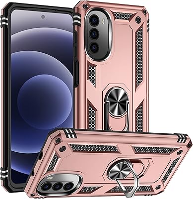 Ftrongrt coque pour motorola moto g52, durable, antichoc, robuste, support de téléphone portable
