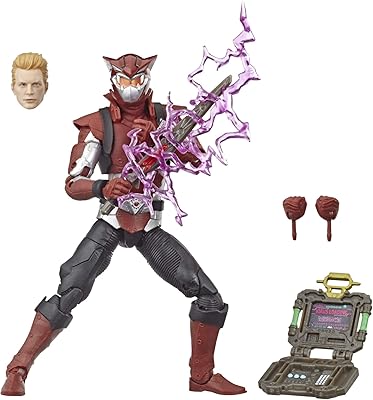 Power rangers lightning collection cybervillain blaze beast morphers, figurine à collectionner de 6