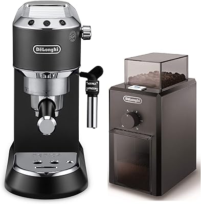 Machine à expresso à pompe delonghi dedica style - ec685.bk+kg79 (paquet)