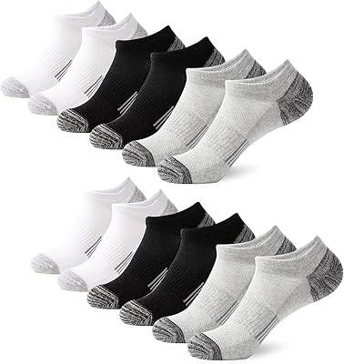 Chaussettes de cheville rembourrées invisibles en coton, coupe basse, respirantes, antidérapantes, chaussettes