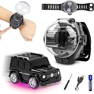 Jouet de voiture télécommandé jouet course 24 ghz avec chargement usb montre