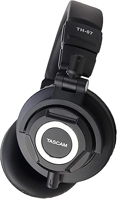 Casque de studio haute résolution tascam th-07, noir