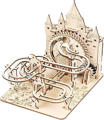 Puzzle en bois motorisé en marbre 3d pour adultes et adolescents, kit