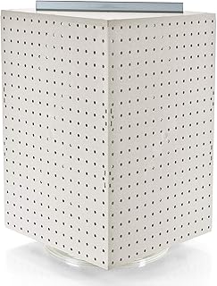 Azar 701414-wht écran rotatif 4 côtés blanc uni
