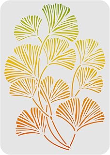 Fingerinspire pochoirs à feuilles de ginkgo 11,7 x 8,3 pouces feuilles de gingko