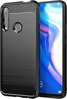 Coque huawei y9 prime (2019) en fibre de carbone brossée, motif texturé ultra