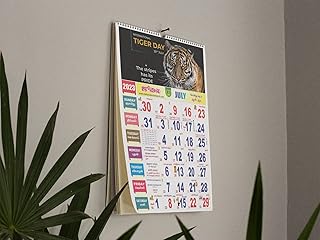 Calendrier mural du mois tamoul et anglais 2023