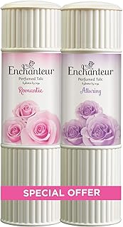 Poudre de talc enchanteur, romantique et attrayante, 2 x 250 g