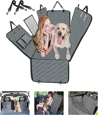 Housse de siège de voiture pour chien, protection de siège arrière pour chien